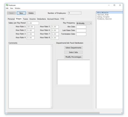 How To Setup Employee Wages In Checkmark Payroll Software