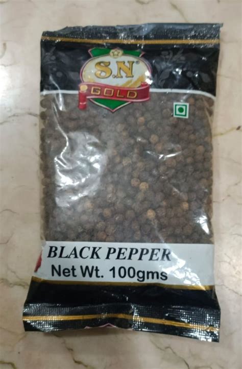 Variety Tellicherry India Sn Gold Black Pepper Packaging Size