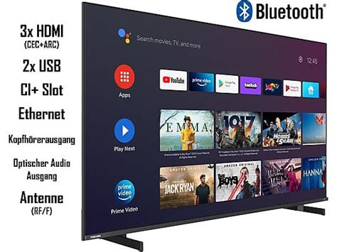 TOSHIBA 43UA5D63DGY LED TV (Flat, 43 Zoll / 108 cm, UHD 4K, SMART TV ...