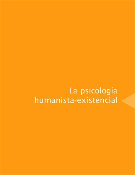 La Psicolog A Humanista Existencial Psicolog A Y Mente Udocz