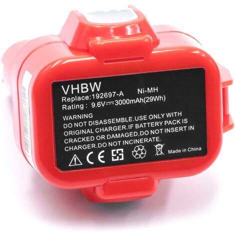 vhbw 1x Akku Ersatz für Makita 9102A 9101A 9102 9101 9100A für