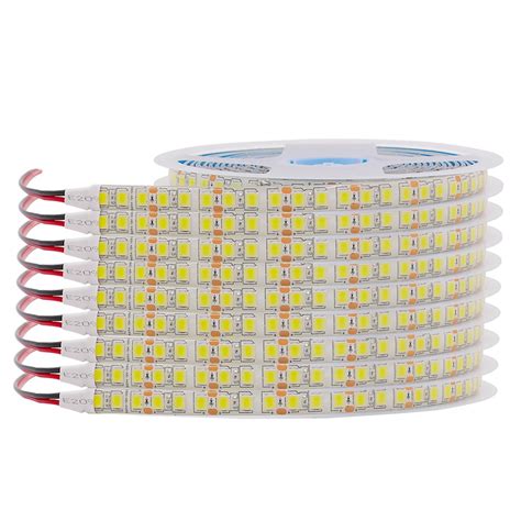 M Rgb Led Strip Luz Dc V Smd Flex Vel Fita Led