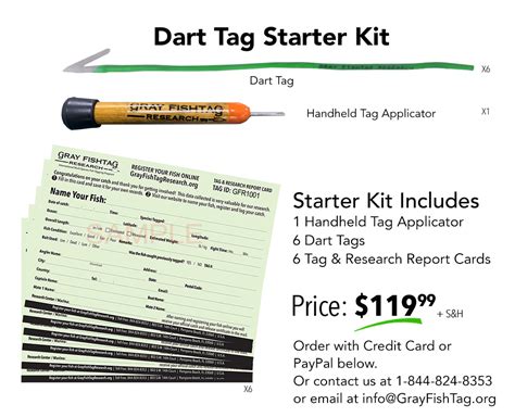 Order Tag Kits | Gray FishTag Research