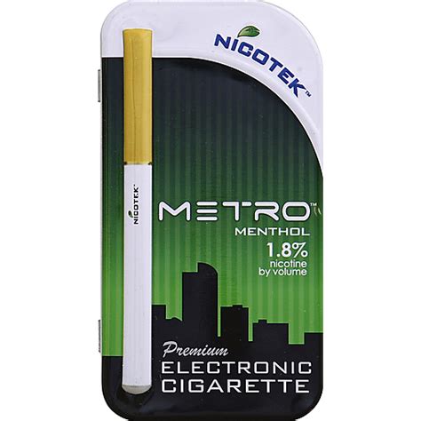 Nicotek Metro Electronic Cigarette Premium Menthol Tobacco Chief