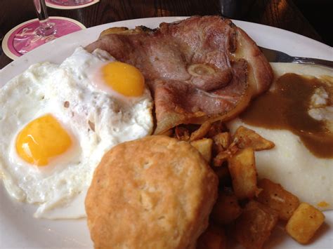 Nealysbbqparlour Country Ham Grits Red Eye Gravy Drool Worthy Red