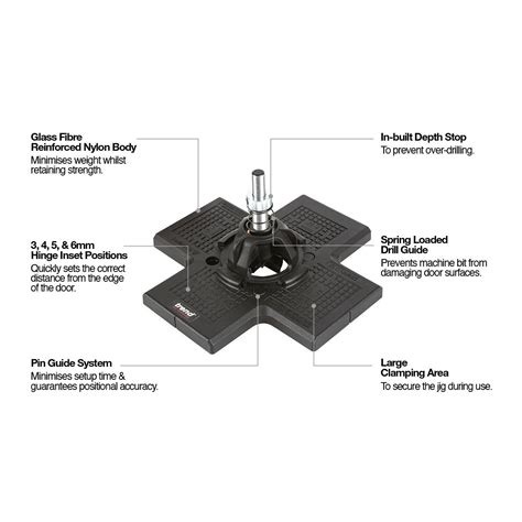 Trend CAB JIG B Hinge Jig For 35mm Concealed Cabinet Hinges Kawstore