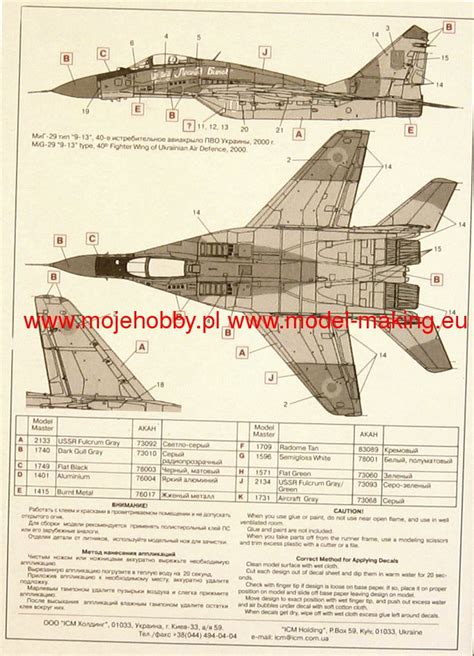 Mig Soviet Frontline Fighter Icm