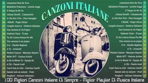 Le più belle canzoni italiane 20 successi da ascoltare Miglior