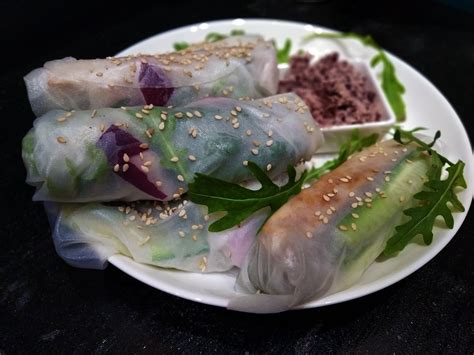 Vegan Rice Paper Rolls Tasty Blossom