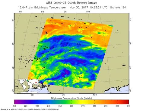 AIRS Image Of Mora IMAGE EurekAlert Science News Releases