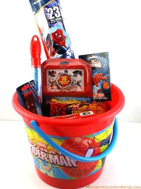 Spider Man Easter Basket Inspiration Laboratories Mens Easter