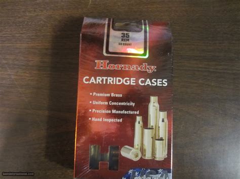 Hornady Cartridge Cases 35 REM 50 Count Unprimed