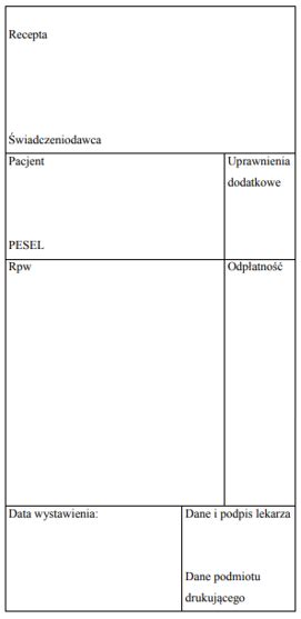 Recepta papierowa Strefażółtodzioba