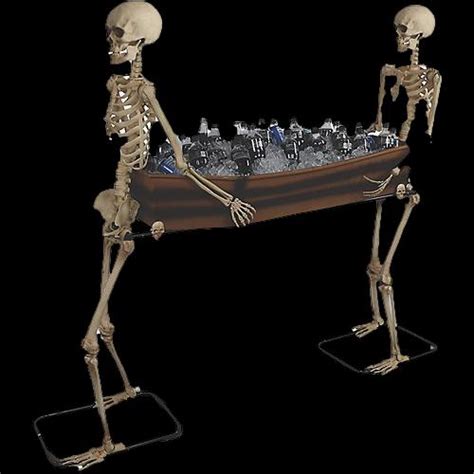 Poseable Skeletons Carrying Coffin Halloween Decoration | The Horror Dome