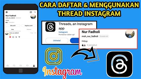 Cara Daftar Dan Menggunakan Threads Instagram Youtube