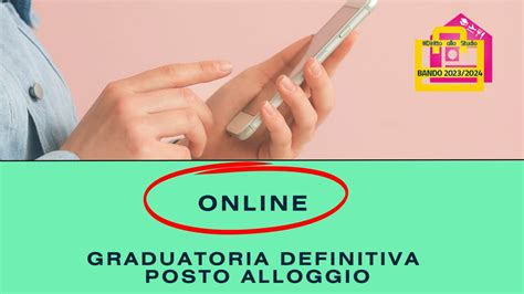 Online Gli Esiti Definitivi Relativi Al Bando Per L Assegnazione Del