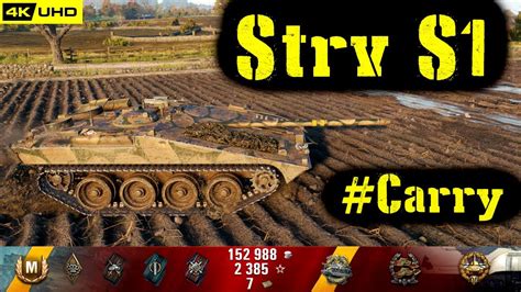 World Of Tanks Strv S1 Replay 5 Kills 5 3K DMG Patch 1 6 1 YouTube