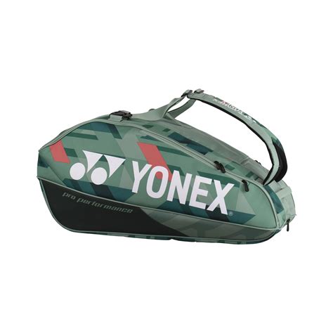 Yonex Pro Racket Bag X12 Olive Green Ketcherspecialisten Dk