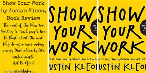 Show Your Work By Austin Kleon Book Review