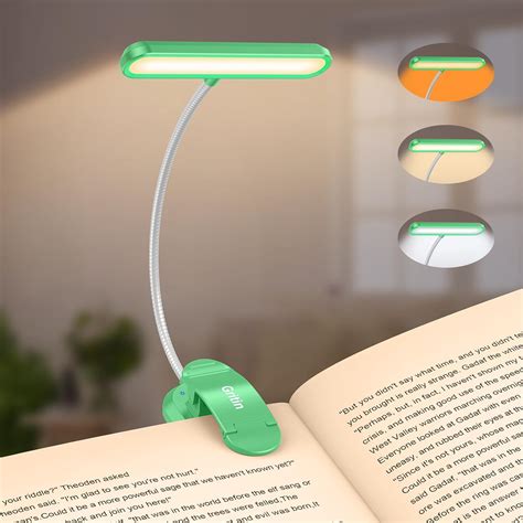 Gritin Lampe De Lecture 19 LED Liseuse Lampe Clip Rechargeable