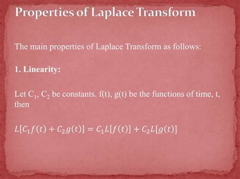 Laplace Transformation Ppt