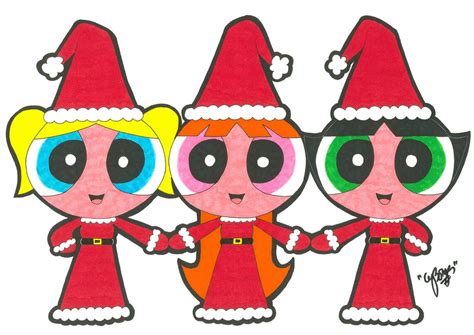 Merry Christmas Powerpuff Girls by GBHYDRA on DeviantArt