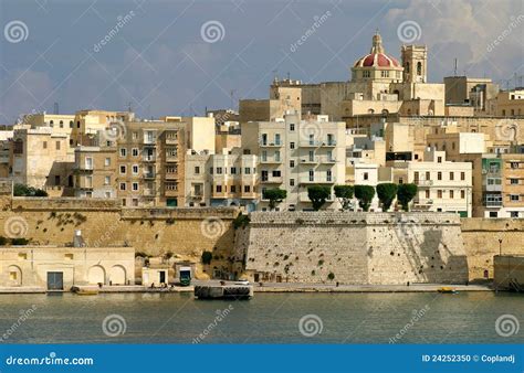 Malta La Valletta Panoramic View Stock Photo Image Of Heritage