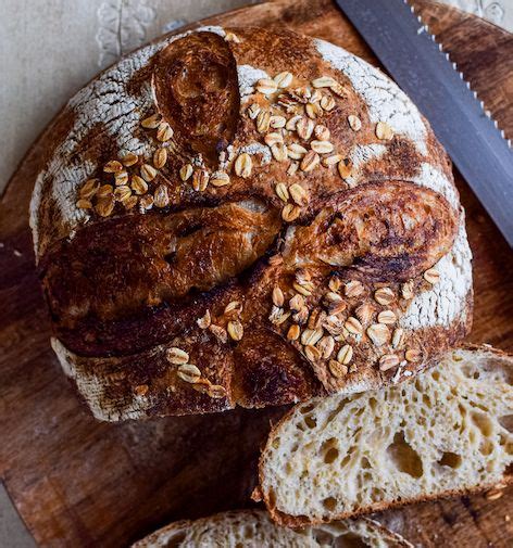 Rustic Honey Oat Sourdough Bread Soft And Sweet Home Grown Happiness Honey Oats Homemade