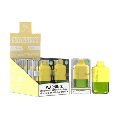 Juicy Bar JB7500 Italian Mango Tango Disposable Vape 10pcs Pack