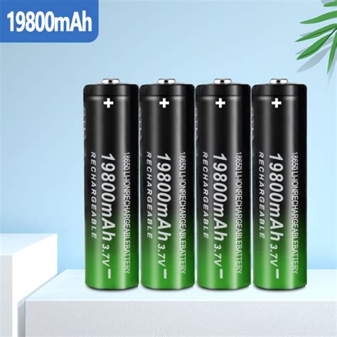 Rechargeable Battery Mah And Mah V Flat Head And Tip