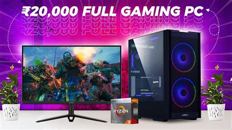 Under Full Set Up Gaming Pc Build With Monitor Under K Full