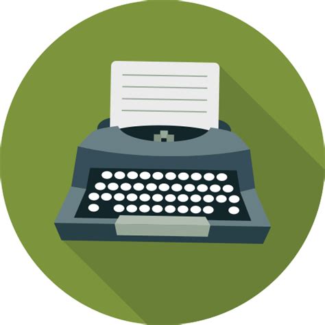 Typewriter Generic Circular icon