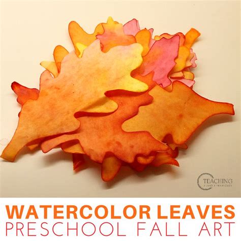 Colorful And Creative Watercolor Tissue Paper Leaves Craft For Preschoolers