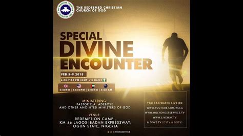 Rccg Special Divine Encounter With Pastor E A Adeboye Day Youtube