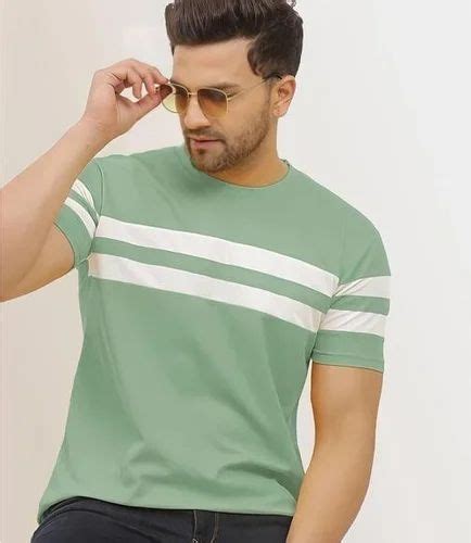 Striped Mens Stripe Cotton T Shirt At Rs 250 In Kanchrapara Id