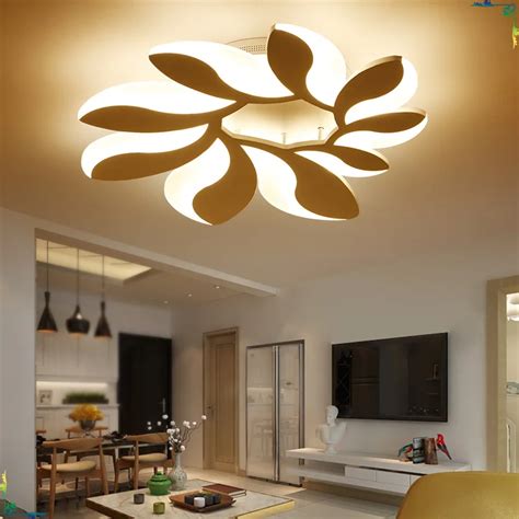 Moderno Led Luci Di Soffitto Soggiorno Illuminazione Acrilico Lampada