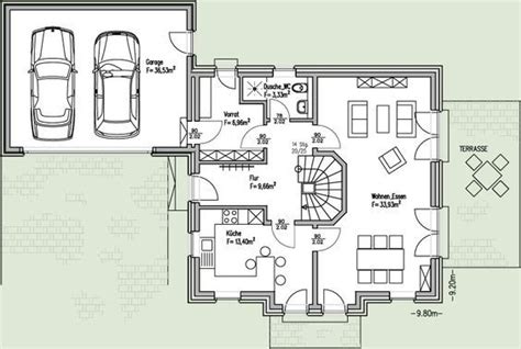 Bildergebnis F R Haus Mit Doppelgarage Grundriss Haus Grundriss