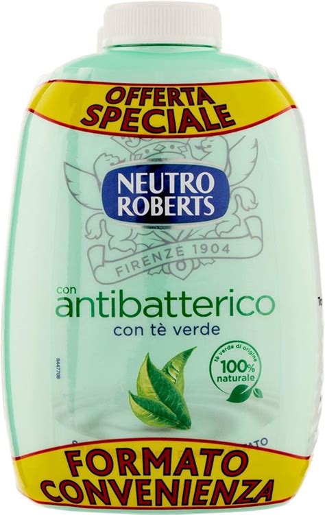 Neutro Roberts Sapone Liquido Antibatterico con Tè Verde Sapone