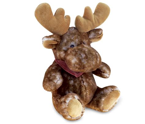 Brown Sitting Moose Super Soft Plush Cota Global