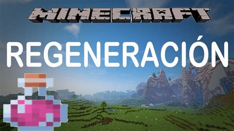 COMO HACER UNA POCION DE REGENERACION MINECRAFT 1 16 1 YouTube