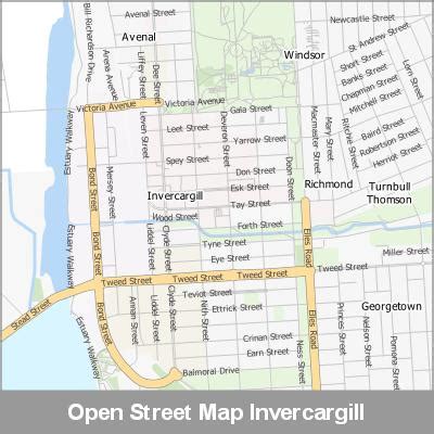 2020 Street Map Invercargill - Digital Maps