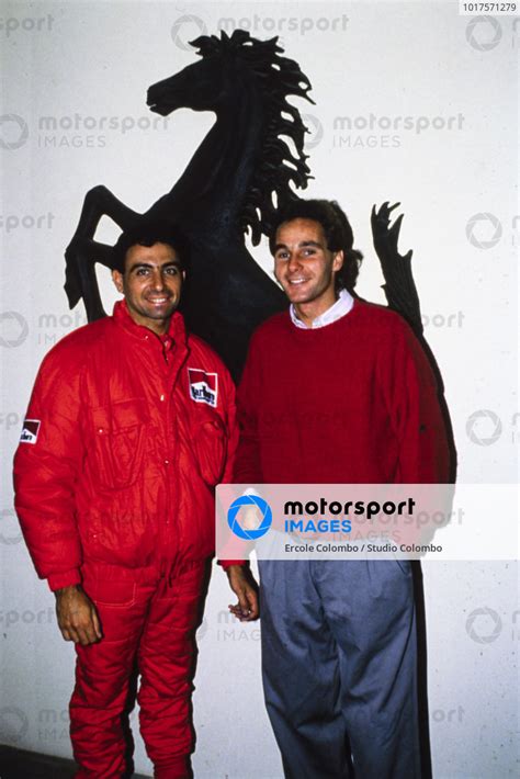 Michele Alboreto And Gerhard Berger Italian GP Motorsport Images