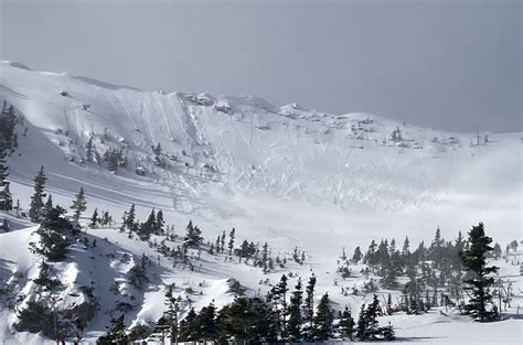 Small Skier Triggered And Natural Dry Loose Bridgers Gallatin