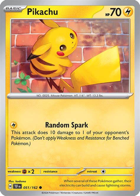 Pikachu Temporal Forces TEF 051 PkmnCards