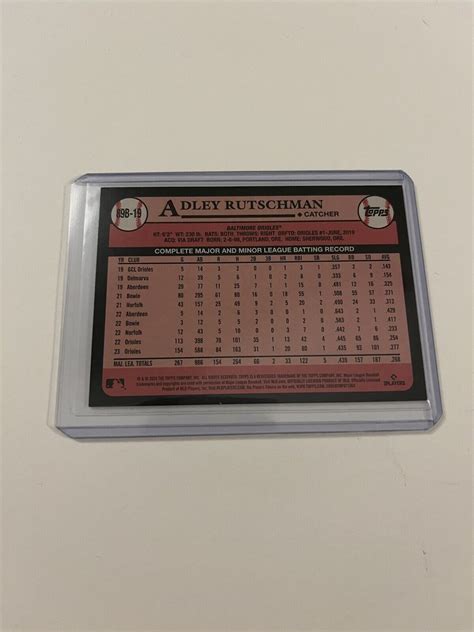 Topps Series Adley Rutschman Th Anniversary B