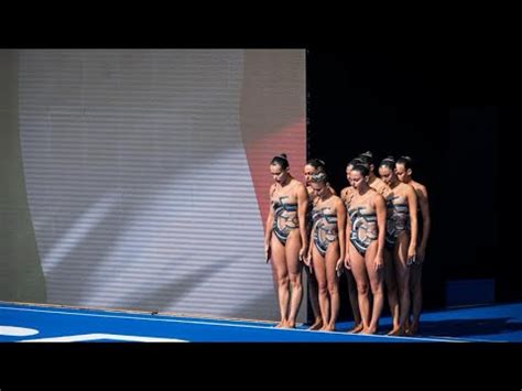 Nuoto Sincronizzato Europei Belgrado Squadra Libera Italia