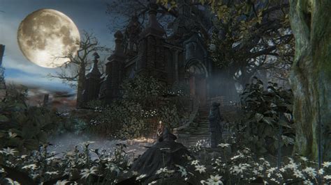 Bloodborne Hunters Dream Moon (#2934370) - HD Wallpaper & Backgrounds ...