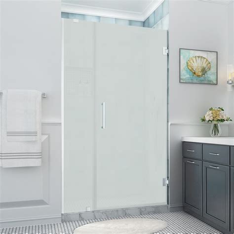 Aston Belmore Xl 46 25 47 25x80 Frameless Hinged Shower Door Ultra