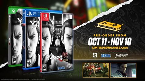 Yakuza Kiwami Dev Confirms Physical Switch Release Limited Run