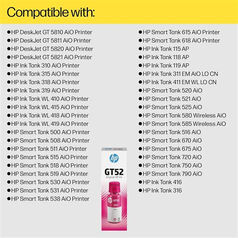 Buy Hp Gt Original Ink Bottle M H Aa Magenta Online Croma